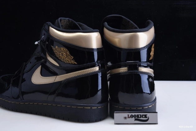 Rep TBkick 555088-032 GOLD BLACK JORDAN (2020) AIR METALLIC HIGH RETRO 1 0819